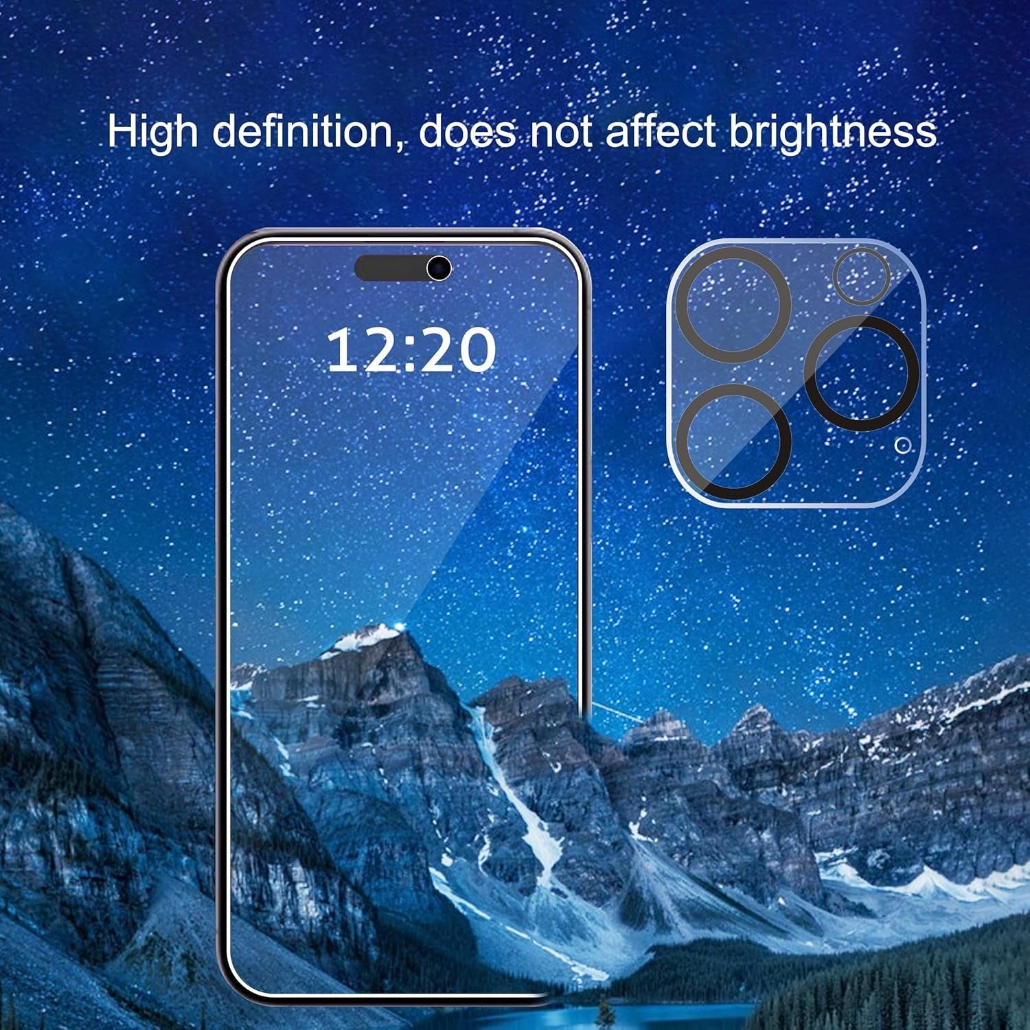 3 Pack Privacy Screen Protector for Iphone 16 Pro Max [6.9 Inch]+ 3 Pack Camera Lens Protector,Dynamic Island Compatible,Anti Spy Tempered Glass[9H Hardness]-Hd [6 Pack]