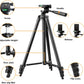 Phone Tripod,  42 Inches Portable Adjustable Cell Phone Tripod Stand with Phone Mount & Wireless Control Remote for Iphone/Android Smartphone - Black