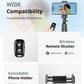 62" Phone Tripod & Selfie Stick, Extendable Cell Phone Tripod Stand with Wireless Remote and Phone Holder, Compatible with Iphone Android Phone, Camera