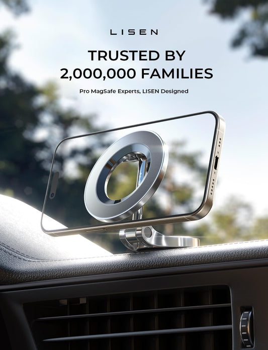 for Magsafe Car Mount, Ultra Magnetic 360 Degree Rotation Dashboard Car Phone Holder, Car Accessories for Iphone, Gifts for Men Women Him Her, Fit for Iphone 16E 16 Pro/Pro Max 15 14 13 12