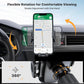 Phone Holders for Your Car with Metal Hook Clip, Air Vent Cell Phone Stand Car Mount, Universal Automobile Cradle Fit for Iphone Android and All Smartphones, Dark Black