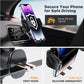 Phone Holders for Your Car with Metal Hook Clip, Air Vent Cell Phone Stand Car Mount, Universal Automobile Cradle Fit for Iphone Android and All Smartphones, Dark Black