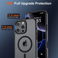 Magnetic for Iphone 16 Pro Case (Compatible with Magsafe) (Military Grade Drop Protection) Slim Translucent Matte Shockproof with Anti-Fingerprint Phone Case,Black