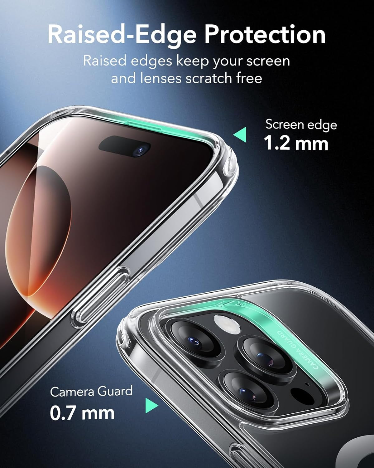 for Iphone 16 Pro Max Case, Camera Control, Compatible with Magsafe, Shockproof Military-Grade Protection, Magnetic Phone Case for Iphone 16 Pro Max, Classic Hybrid Case (Halolock), Clear