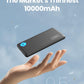 Portable Charger, Slimmest 10000Mah 5V/3A Power Bank, USB C In&Out High-Speed Charging Battery Pack, External Phone Powerbank Compatible with Iphone 16 15 14 13 12 Samsung S22 S21 Google Ipad Etc
