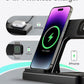 Wireless Charger Iphone Charging Station: 3 in 1 Charger Stand Multiple Devices for Apple - Iphone 16E 16 15 14 Pro Max 13 12 11 - Watch 10 9 8 7 6 5 4 3 2 SE and Ultra Series - Airpods 4 3 2 Pro