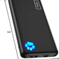 Portable Charger, Slimmest 10000Mah 5V/3A Power Bank, USB C In&Out High-Speed Charging Battery Pack, External Phone Powerbank Compatible with Iphone 16 15 14 13 12 Samsung S22 S21 Google Ipad Etc