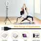 10" Ring Light,  Upgraded Selfie Ring Light with Tripod Stand & Cell Phone Holder Dimmable LED Circle Lights for Live Stream, Makeup, Youtube Video, Tiktok, Selfie Photography Iphone Android