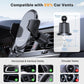 Phone Holders for Your Car with Metal Hook Clip, Air Vent Cell Phone Stand Car Mount, Universal Automobile Cradle Fit for Iphone Android and All Smartphones, Dark Black